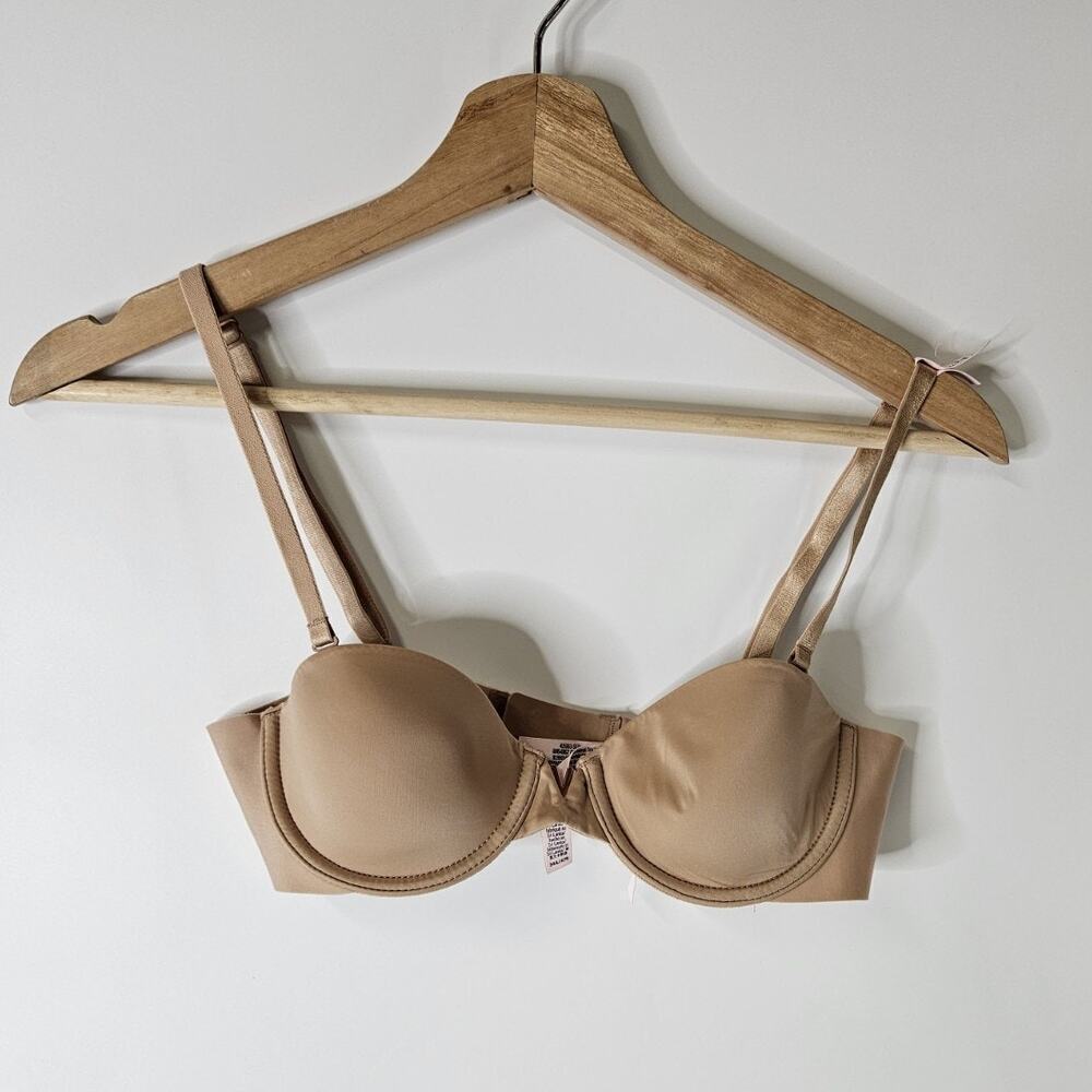 Victorias Secret Bare Illusions Smooth Uplift Bra in Nude 34A